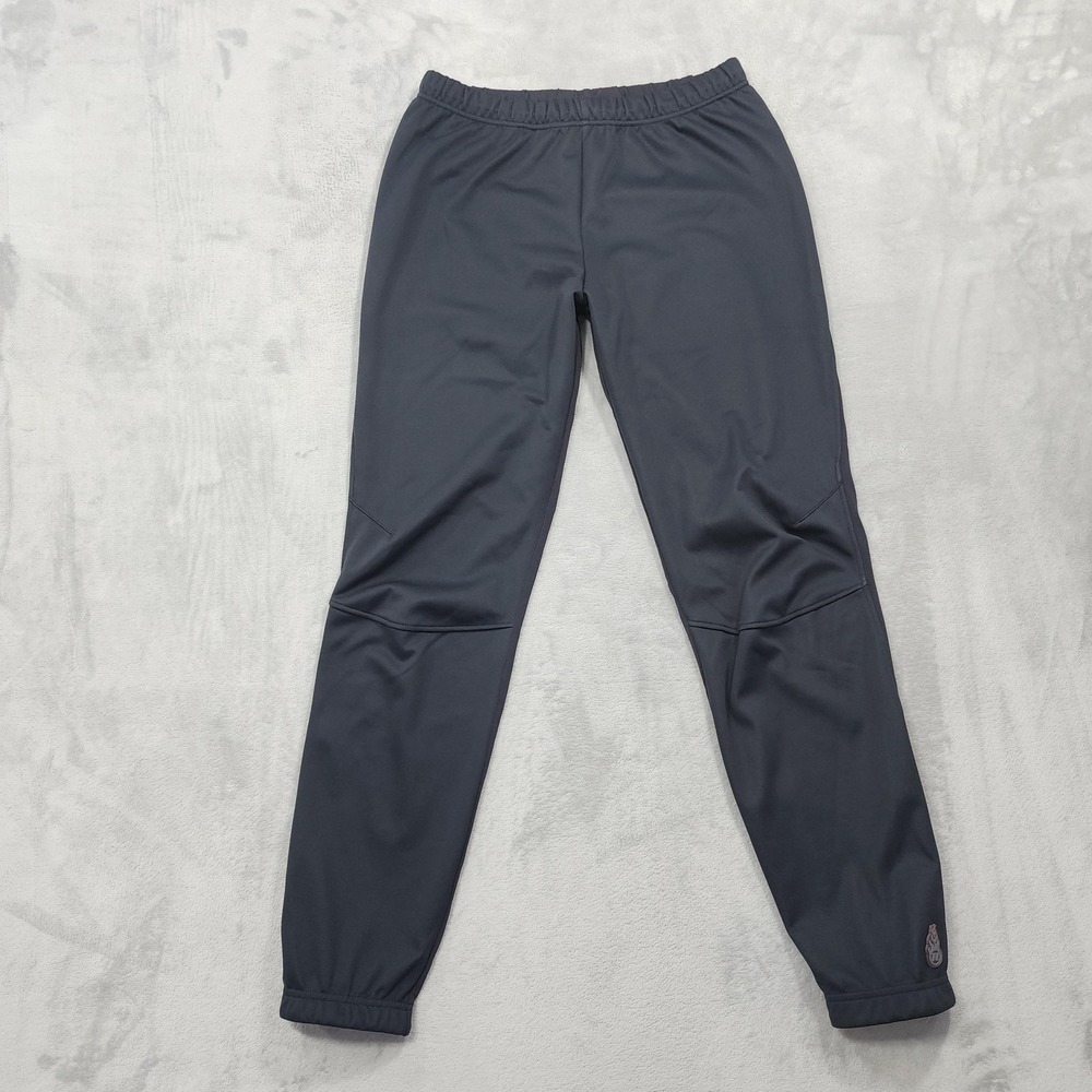 Novara Cycling Track Pants Womens L Black Softshell Zip Ankle Winter Bike Ride